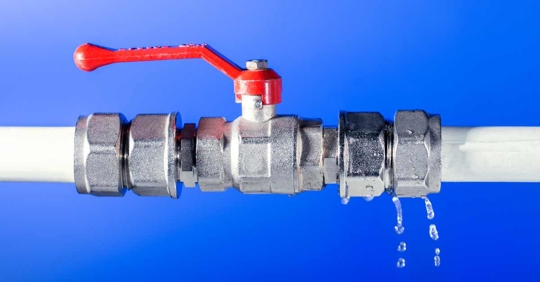 water leak from pipes